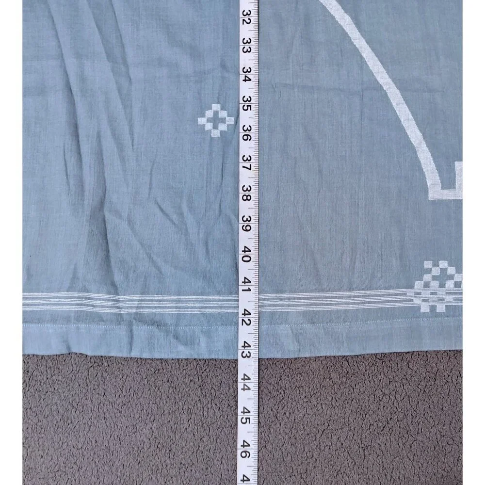 NWT World of Crow Relaxed Fit Midi-Dress Blue Sz (L) Oversize Lagenlook Coastal - Picture 6 of 11